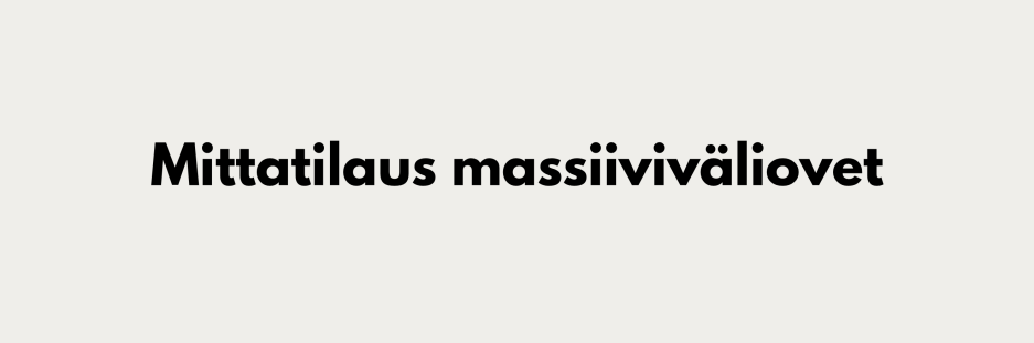 Massiiviväliovet