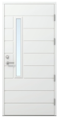 Kaskipuu FE811 valkoinen thermo-ovi