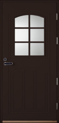 Kaskipuu UOL2 tummanruskea ulko-ovi