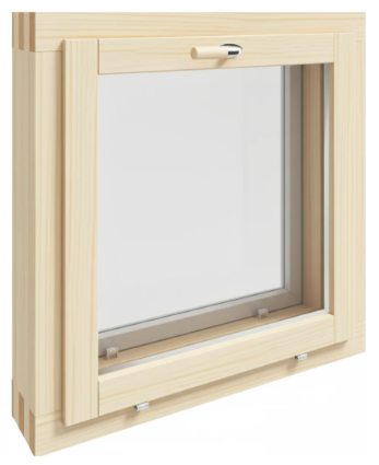 Saunan tuuletusikkuna MSEA 170mm mänty/valkoinen